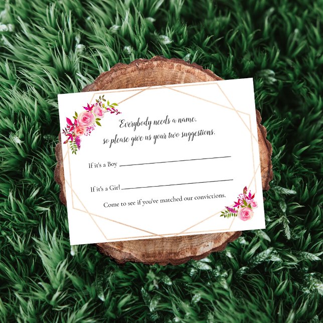 Convites Nome do Chá de fraldas de Abóbora Sugestão Jogo Fl (Criador carregado)