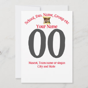 Convites Nome do Softball Número da Equipe Nome Estado da C