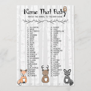 Convites Nomeie Esse Jogo De Bebê