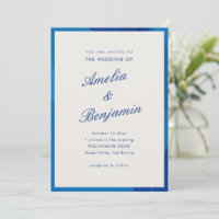 Nomes de Casal em Letra de Forma Azul Abstrata par
