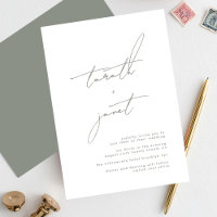 NOMES Premium | Na moda Sage Casamento Branco Verd