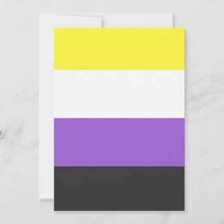 Convites NonBinary Flag