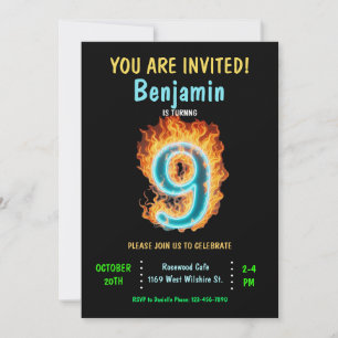 Convites Nono Aniversário, Nono Aniversário