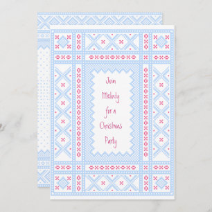 Convites Nórdico Felry Christmas