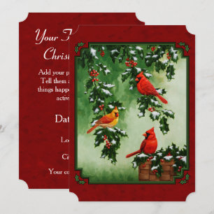 Convites Nortes e Holly Red