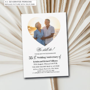 Convites Nós Ainda Fazemos Foto de Aniversário de Casamento