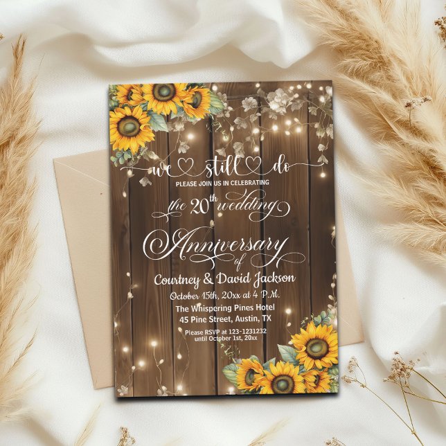 Convites Nós Ainda Fazemos Luzes De Cordas De 20 Casamento  (Criador carregado)