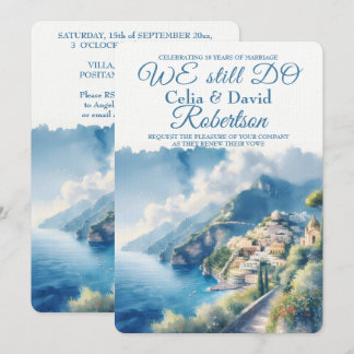 Convites Nós ainda Fazemos Renovação de Votos Amalfi Posita