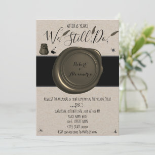 Convites Nós Ainda Fazemos Renovação do aniversário de ca