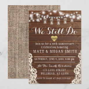 Convites Nós ainda fazemos toda a serapilheira de madeira