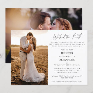 Convites Nós Amarramos o Nó  2 Recepção de Casamento com Fo