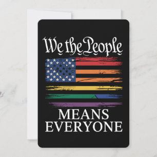 Convites Nós, as Pessoas, Significamos Orgulho LGBTQ