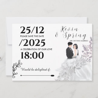 Convites Nós estamos nos casando