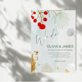 Convites Nós Fazemos Casamento de Natal - Festa de Inverno