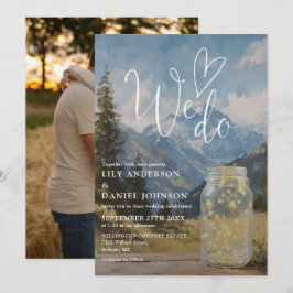 Convites Nós Fazemos Casamento Rústico Boho Montanha Jarro 