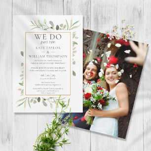 Convites Nós Fazemos Parte Dois Casamento Foto Sequência Ve