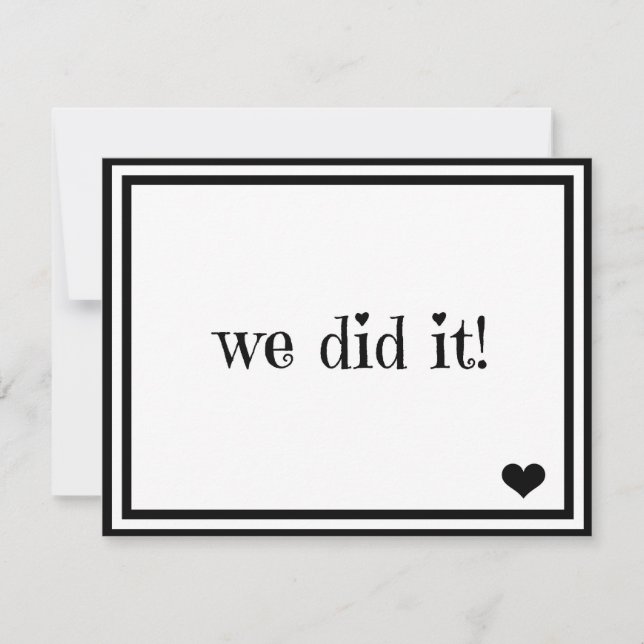 Convites Nós Fizemos Isso (Frente)