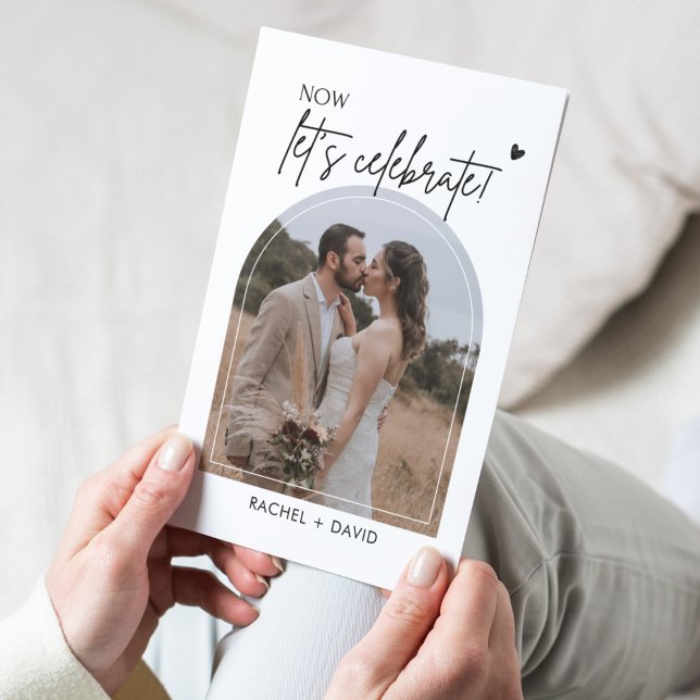 Convites Nós Fugimos Agora Vamos Celebrar Recepção de Fuga  (Criador carregado)