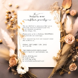 Convites Nós Fugimos Letreiro Moderno Recepção de Casamento
