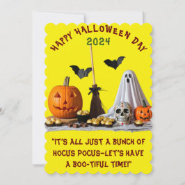 Convites 🎃 nos juntar para uma Bacia de Halloween Spooktac