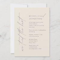 Nós Ligamos O Nó, Festa De Janto De Elopemento De 