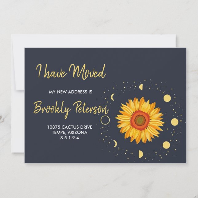 Convites Nós movemos o pôr do sol (Frente)