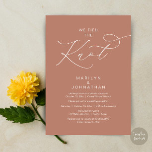 Convites Nós nos casamos, Jantar de Recepção após Casamento