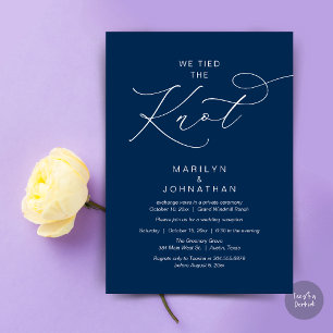 Convites Nós nos casamos, Jantar de Recepção após Casamento