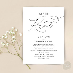 Convites Nós nos casamos, Jantar de Recepção após Casamento