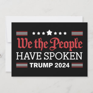 Convites Nós, O Povo, Falamos Trump 2024