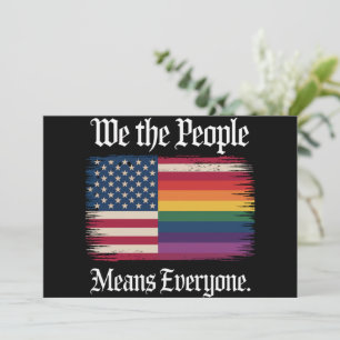 Convites Nós, o Povo, Significa Todos EUA Igualdade LGBT