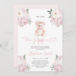 Convites Nós podemos esperar Chá de fraldas convidada