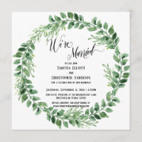 Nós somos Casados Recepção-Only Coroa Verde