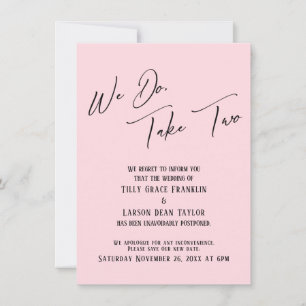 Convites Nós Temos, Tomamos Dois: Pastel Pink, Casamento A