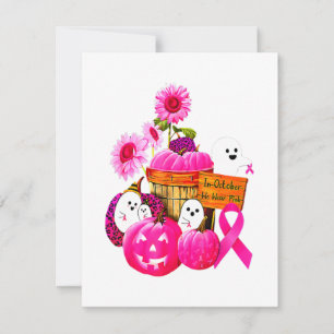 Convites Nós Vestimos Fantasmas E Bombas Rosa Para O Cancer