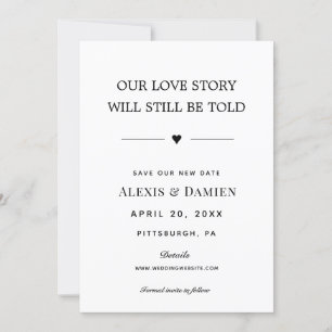Convites Nossa história de amor ainda será dita para mudar