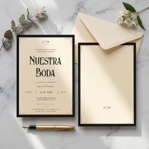 Convites Nossa Noiva Art Déco Elegante Casamento