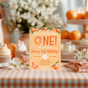 Convites Nossa Pequena CÚTIE está virando uma! Primeiro ani