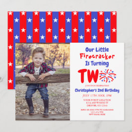 Convites Nossa pequena explosão de alegria - 2º aniversário