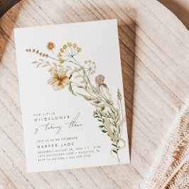 Convites Nossa Pequena Festa de aniversário Floral de Giras