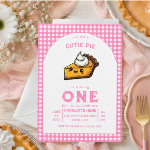 Convites Nossa Pequena Fofoquinha Dia do Pi 1º Aniversário