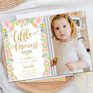 Convites Nossa Pequena Princesa Convidações de Aniversário 