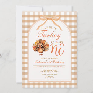 Convites Nossa Pequena Turquia Está Virando Um Aniversário