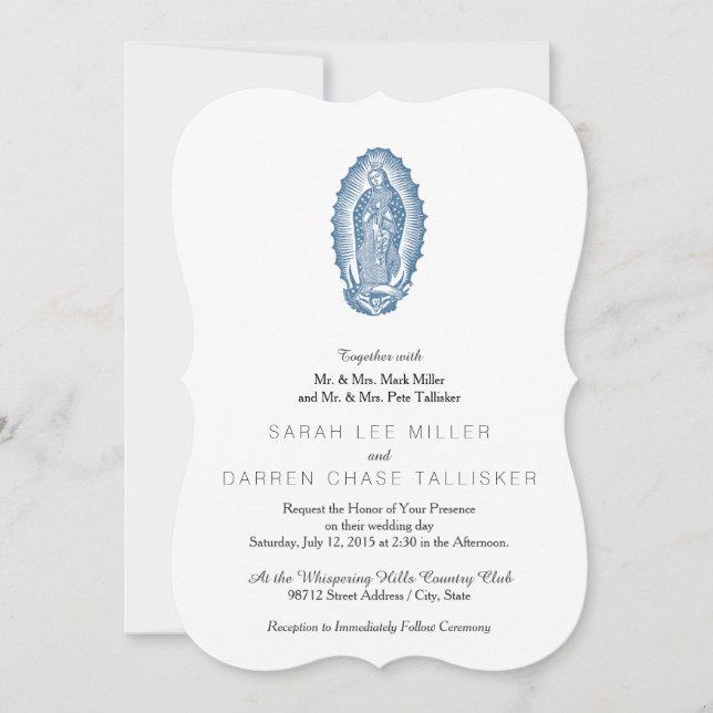 Convites Nossa Senhora de Guadalupe (Frente)