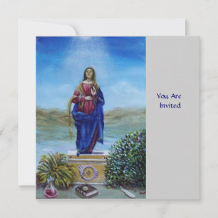 Convites NOSSA SENHORA DE LUZ Madonna de Conceito Imaculado