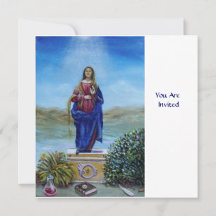 Convites NOSSA SENHORA DE LUZ Madonna de Conceito Imaculado