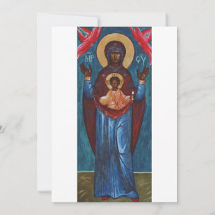 Convites Nossa Senhora do Sinal Impressão de Arte Luz Etern