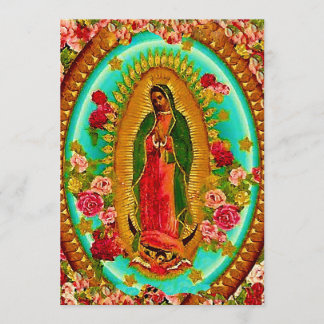Convites Nossa Senhora Guadalupe Santo Virgem Mexicana Mari