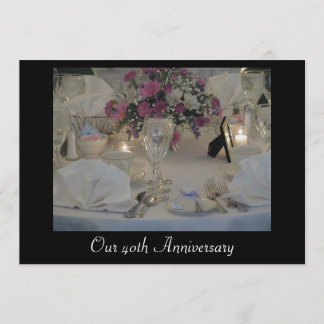 Convites Nosso 40º aniversário