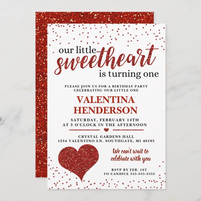 Convites Nosso amiguinho no primeiro aniversário (Frente/Verso)